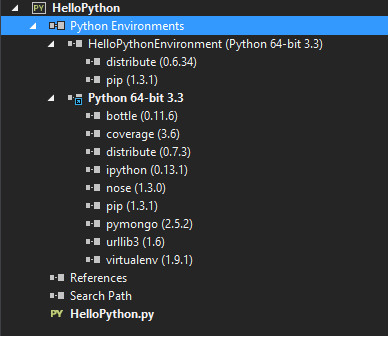 Python Tools For Visual Studio